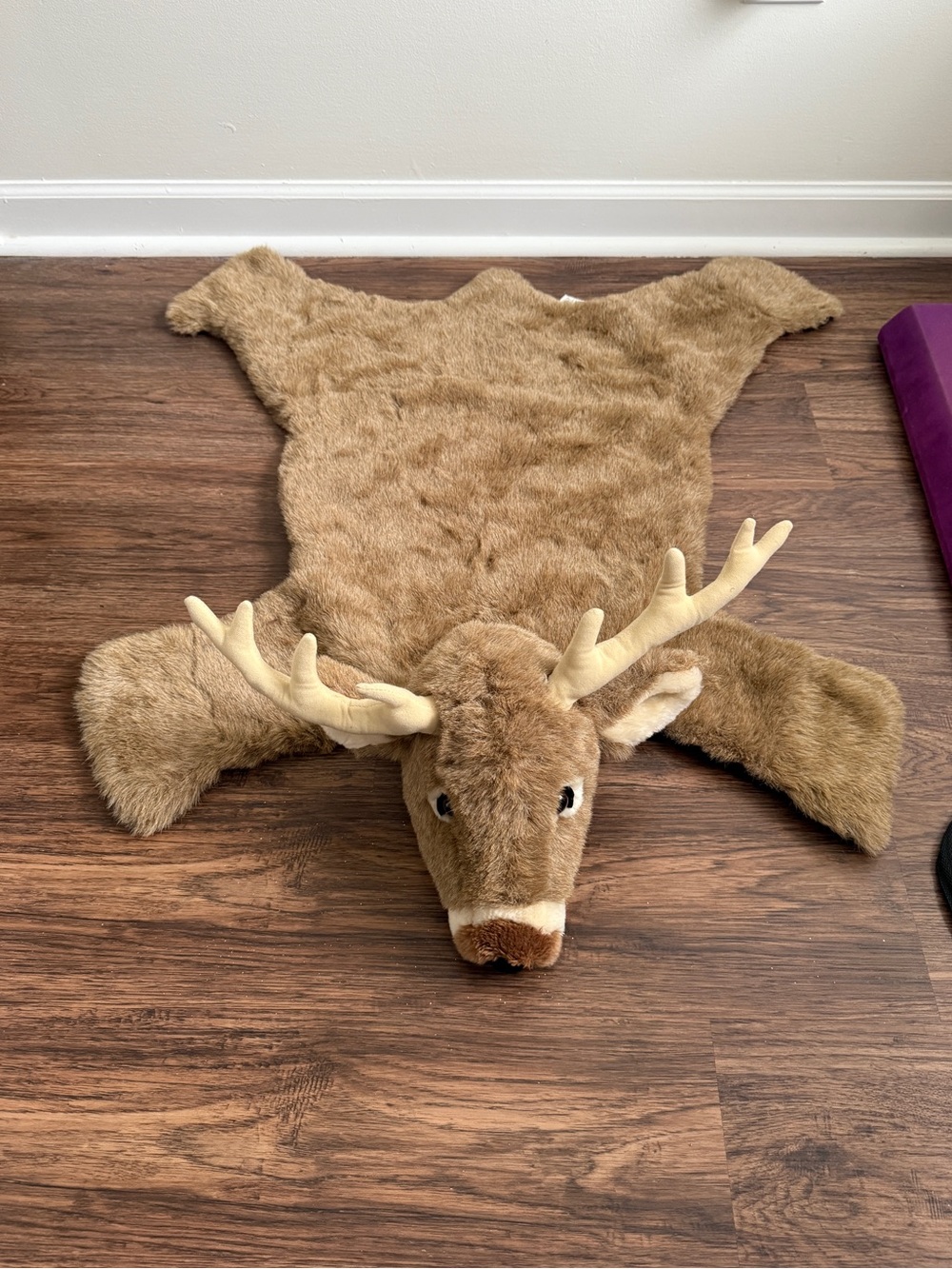 Carstens White Tail Deer Kids Animal Rug Small 30x36